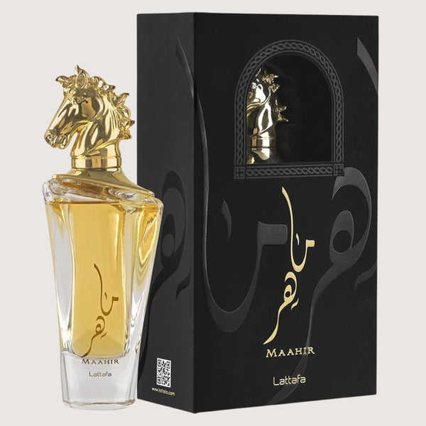 Lattafa Maahir Eau de Parfum 100ml for Men - Floral Spicy Woody