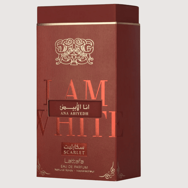 Lattafa Ana Abiyedh Scarlet Eau de Parfum 100ml Unisex - Black Cherry Caramel