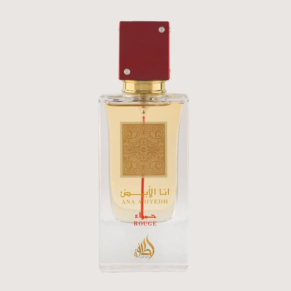 Lattafa Ana Abiyedh Rouge Eau de Parfum 60ml for Women - Fruity Caramel Musk
