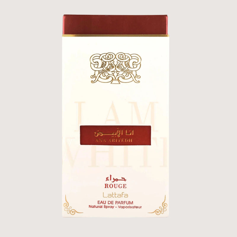 Lattafa Ana Abiyedh Rouge Eau de Parfum 60ml for Women - Fruity Caramel Musk