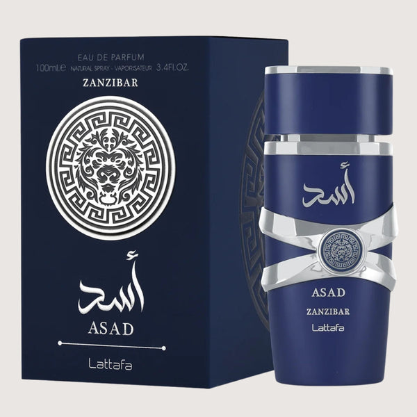 Lattafa Asad Zanzibar Eau de Parfum 100ml for Men - Aquatic Spicy Coconut