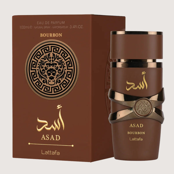 Lattafa Asad Bourbon Eau de Parfum 100ml Unisex - Spicy Vanilla Amber