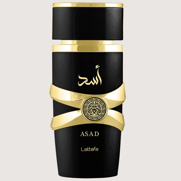 Lattafa Asad Eau de Parfum Spray 100ml for Men - Spicy Amber Oud Fragrance