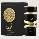 Lattafa Asad Eau de Parfum Spray 100ml for Men - Spicy Amber Oud Fragrance