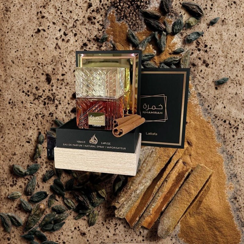 Lattafa Khamrah Eau de Parfum 100ml Unisex - Gourmand Cinnamon Dates